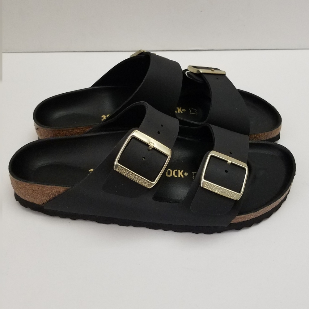 New Birkenstock Arizona Black Sandals
